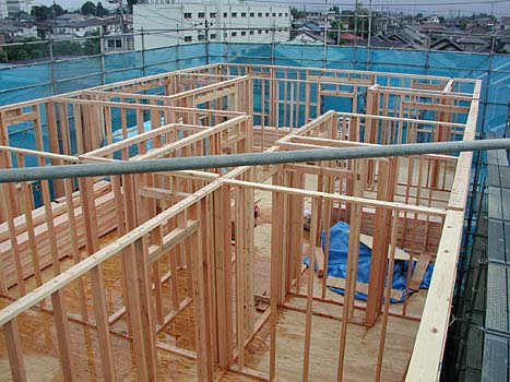 枠組み壁工法の構造