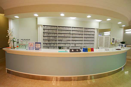 受付カウンター